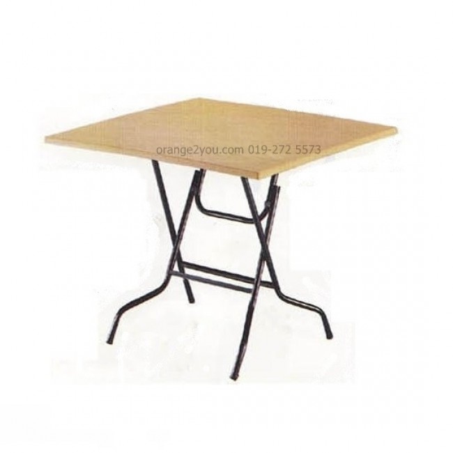 3 Feet Hardboard Restaurant Square Foldable Table Cafe Kopitiam